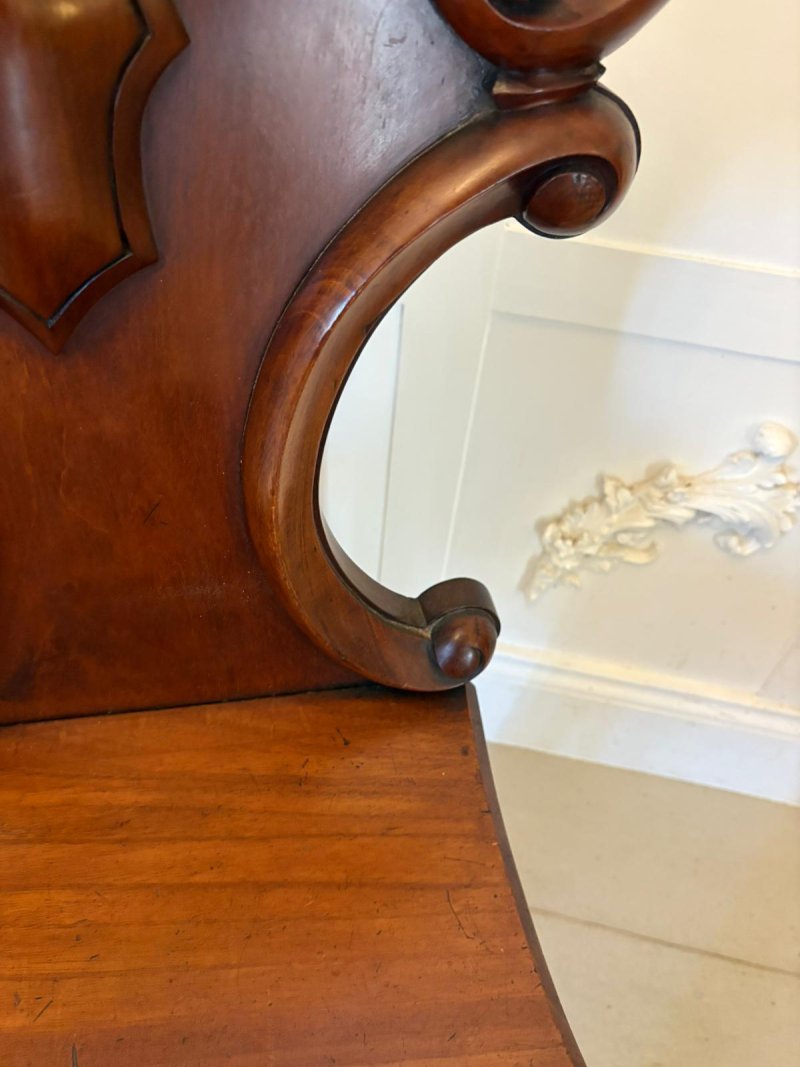 Superb Quality Pair of Antique Victorian Mahogany Hall / Side Chairs